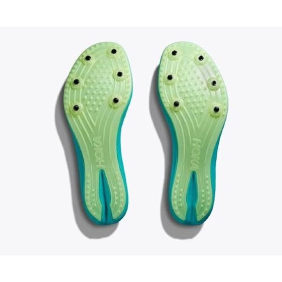 Hoka One One Crescendo MD Running Spikes Unisex M13 W14.5 Ceramic Diva Blue NWB - Picture 5 of 5